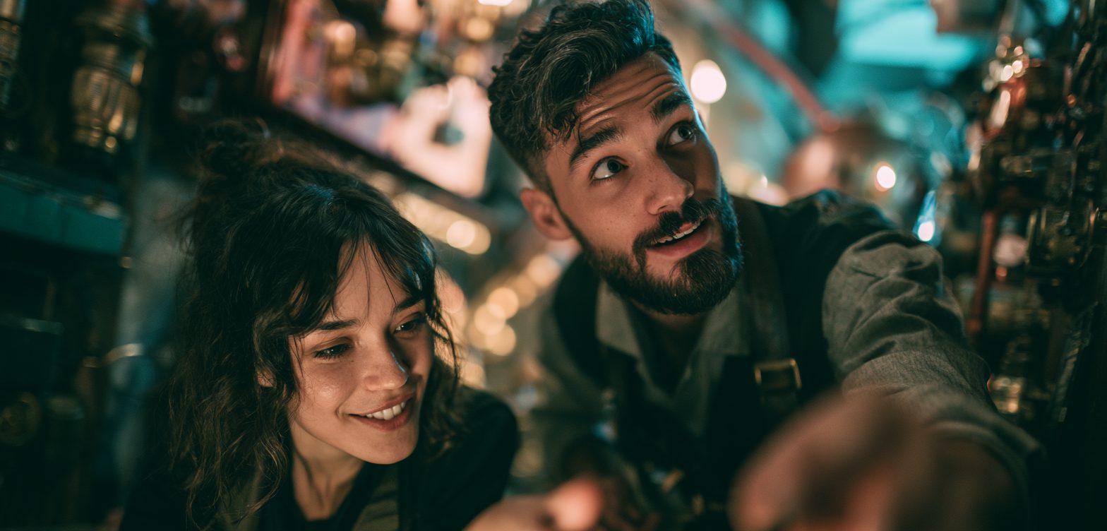 Freundesgruppe rätselt gemeinsam im Escape Room Köln